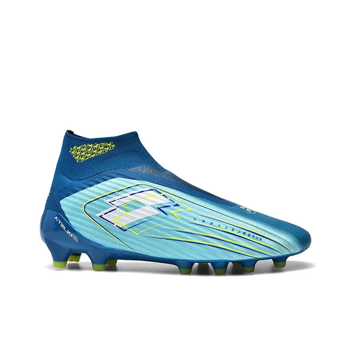 LOTTO Shock Absorbers With Slip Resistant Features Soccer Shoes Men's Blue-1
