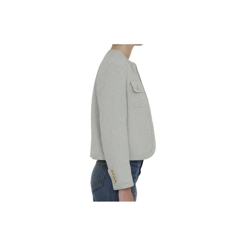 CELINE Chelsea Jacket In Lightweight Natté-3