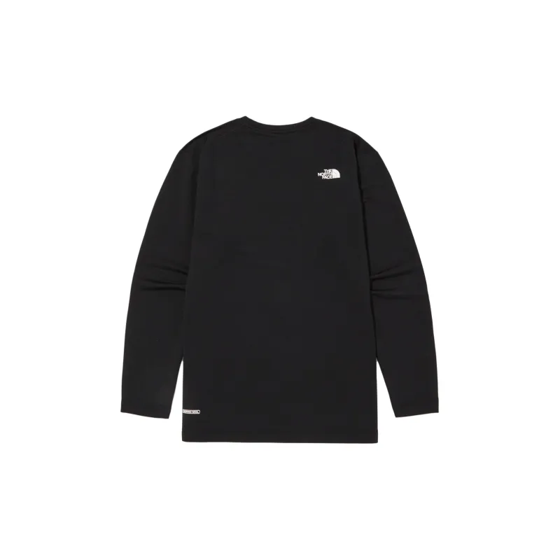 THE NORTH FACE Merino Wool L/S R/Tee 8 Sweatshirt Men's Black-1