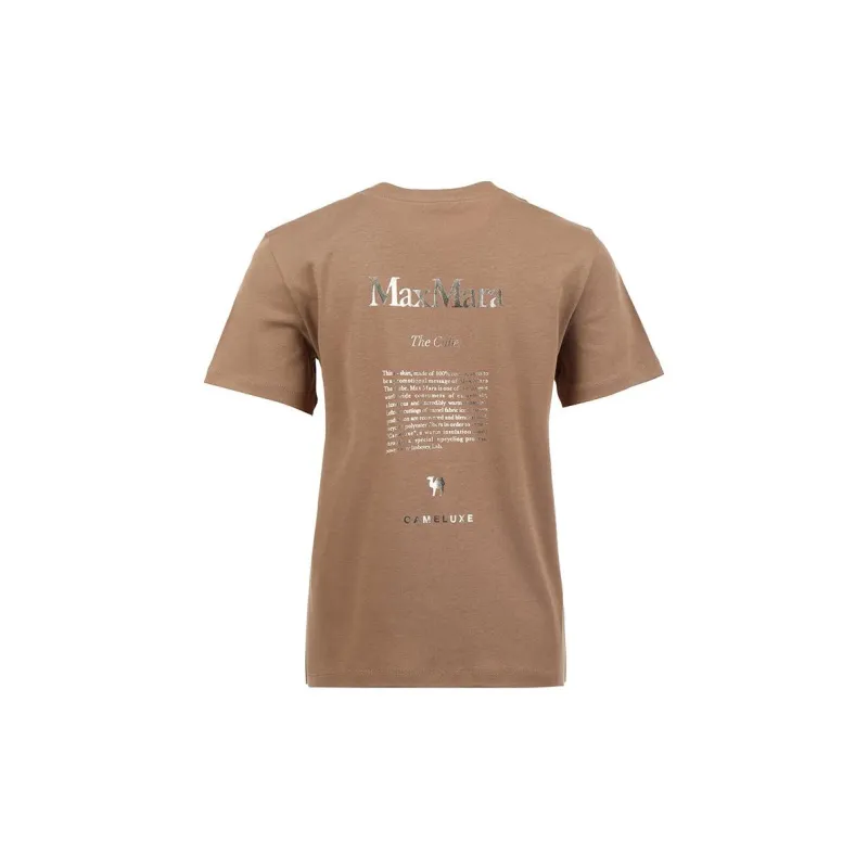 'S MAX MARA Crewneck Short Sleeved T Shirt-4