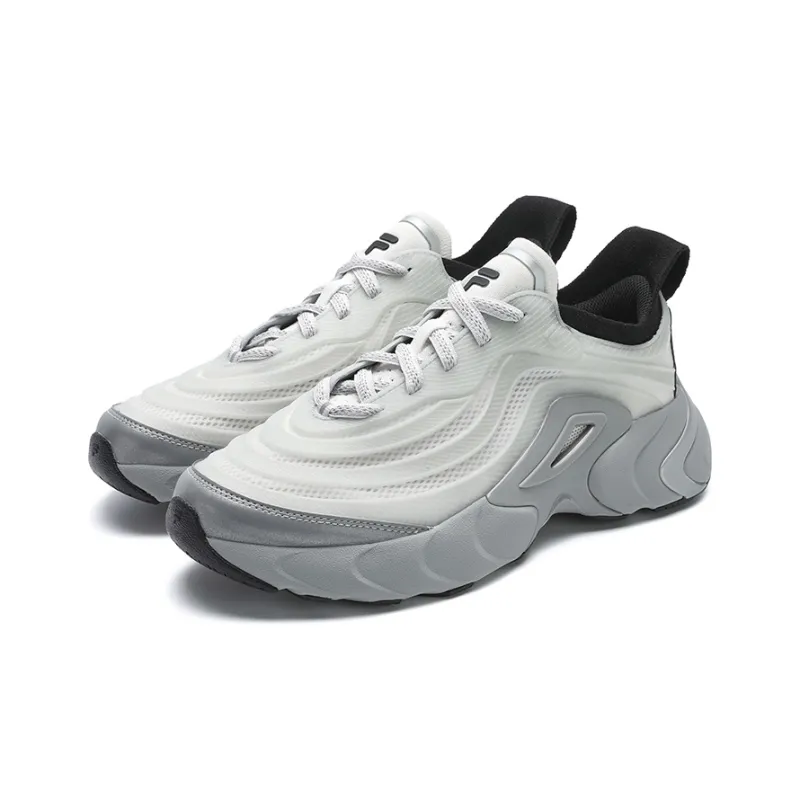 FILA FUSION Ray 4 Anti Slip Wear Resistant Low Top Casual Shoes Men's Gray-2