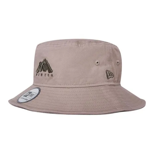 New Era Cotton Bucket Hats Unisex Black Gray Brown
