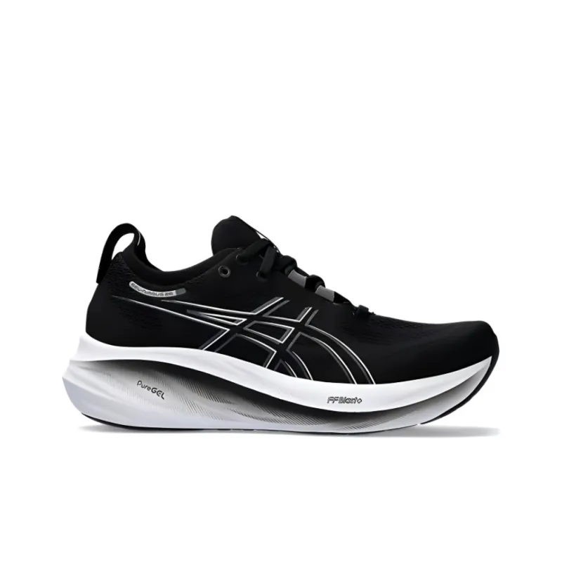 Asics Gel Nimbus 26 Black Graphite Grey Women's-1