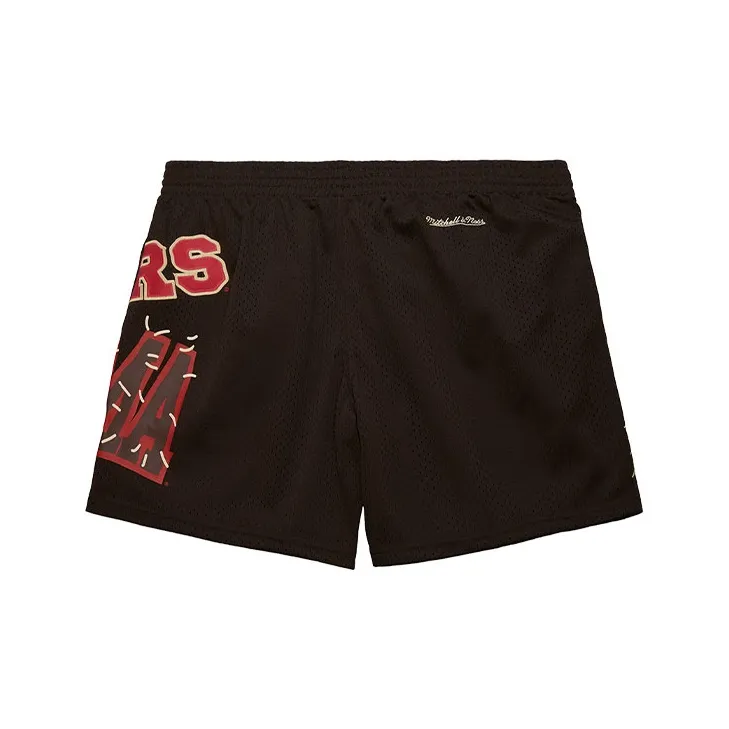 Travis Scott X Mitchell & Ness Oklahoma Sooners Basketball Shorts-1