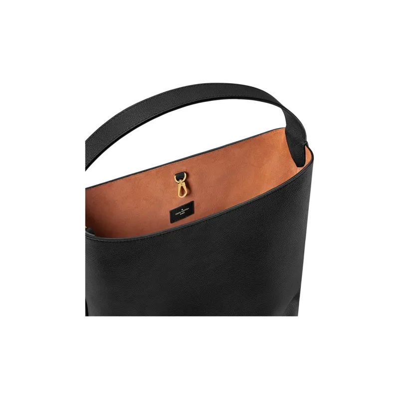 LOUIS VUITTON Hobo Low Key Mm Black-4