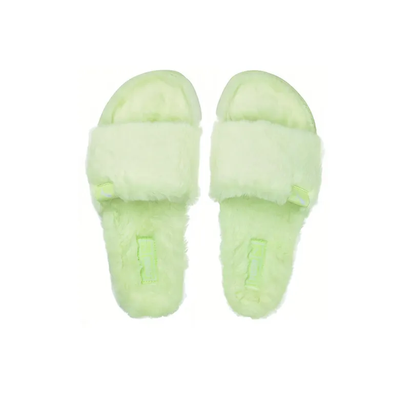 PUMA Leadcat 20 Ylm Sports Slippers Green Women's-3