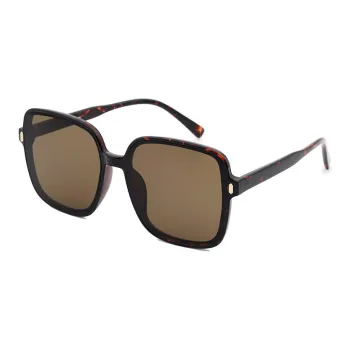 Pair Ponyo PC Irregular Shape Sunglasses Unisex Tortoiseshell