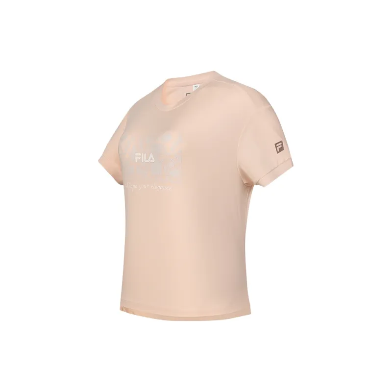 FILA T Shirts Women's Orange Pink-1