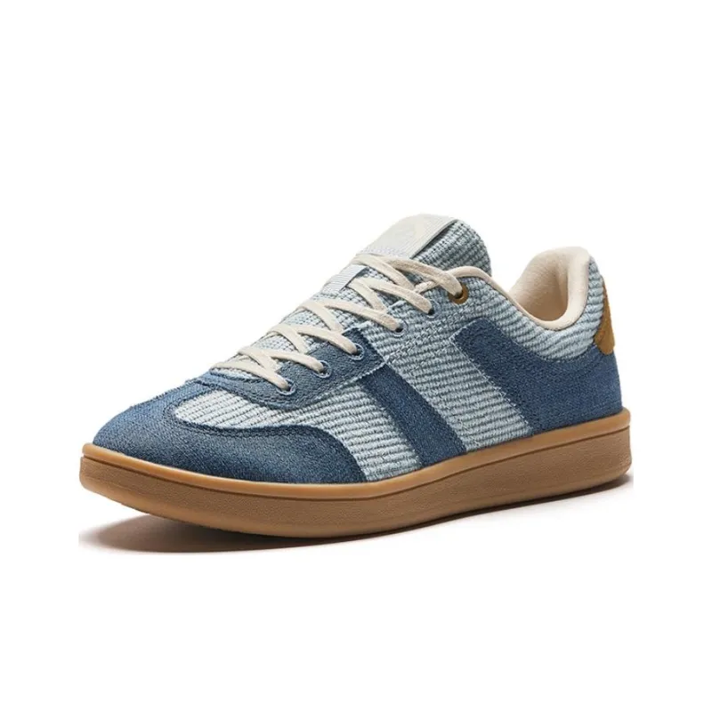 Anta German Training Lightweight Low Top Skateboard Shoes Women's Blue-1