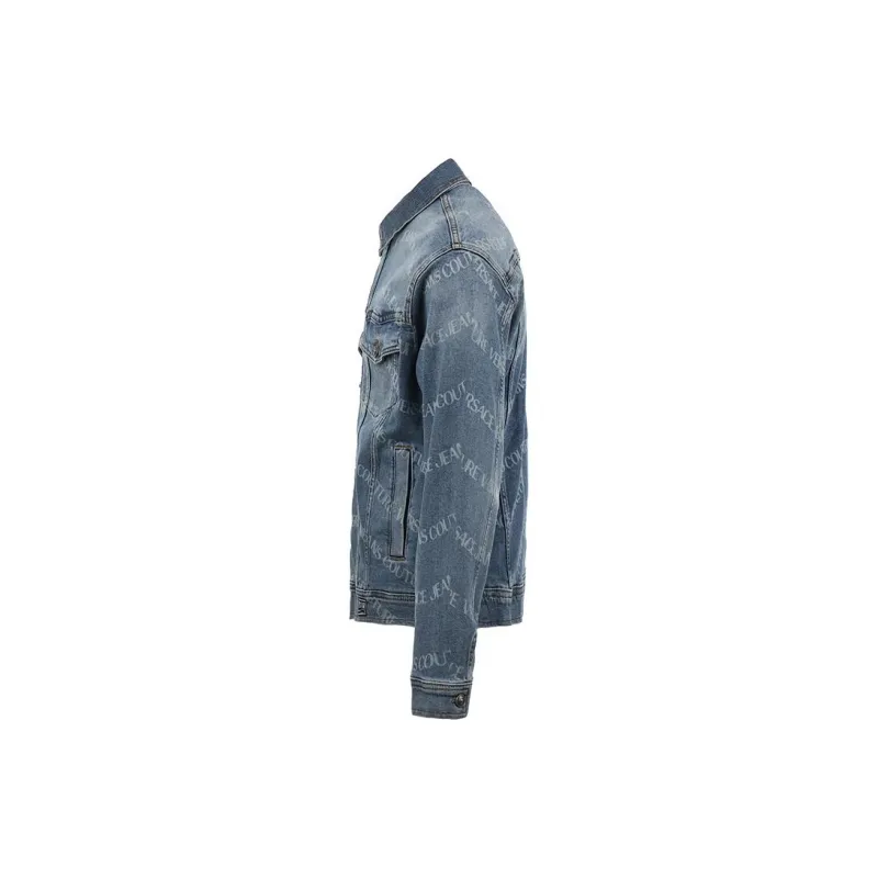 VERSACE JEANS COUTURE Logowave Buttoned Denim Jacket-2