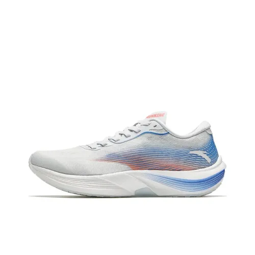 Anta Cushioning Anti entre And Wear Resistant Rebound Low Top Marathon Sprint Running Shoes Men's Light Mist Gray