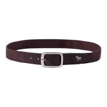 Paul Smith Zebra Logo Pin Buckle Leather Belts Men's Brown
