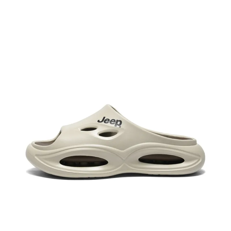 Jeep Slide Slippers Unisex Black/Green/Orange-0