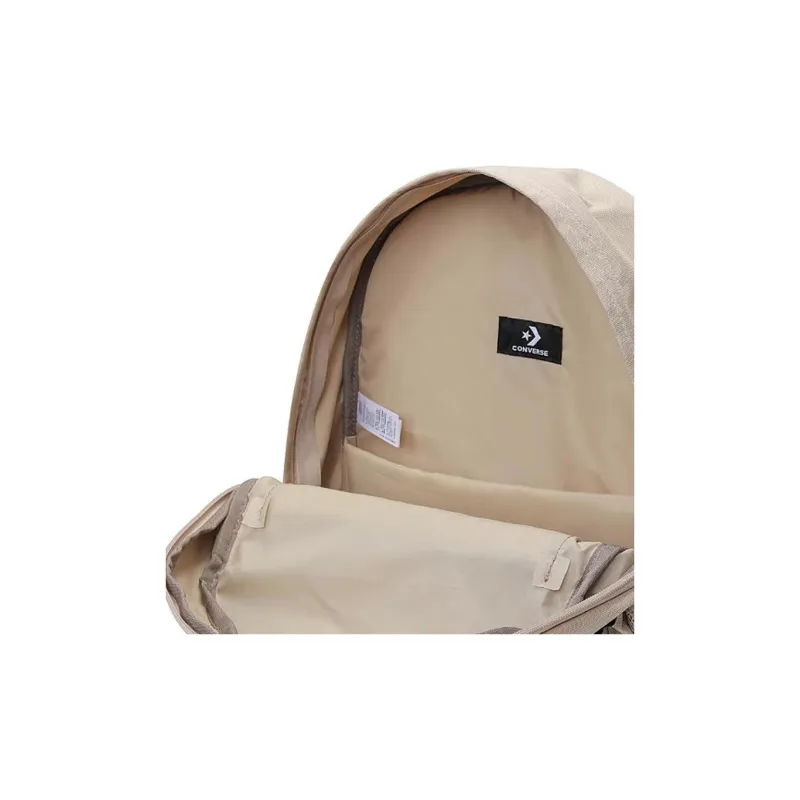 Converse Straight Edge Polyester Backpack Large Size Unisex Brown-4