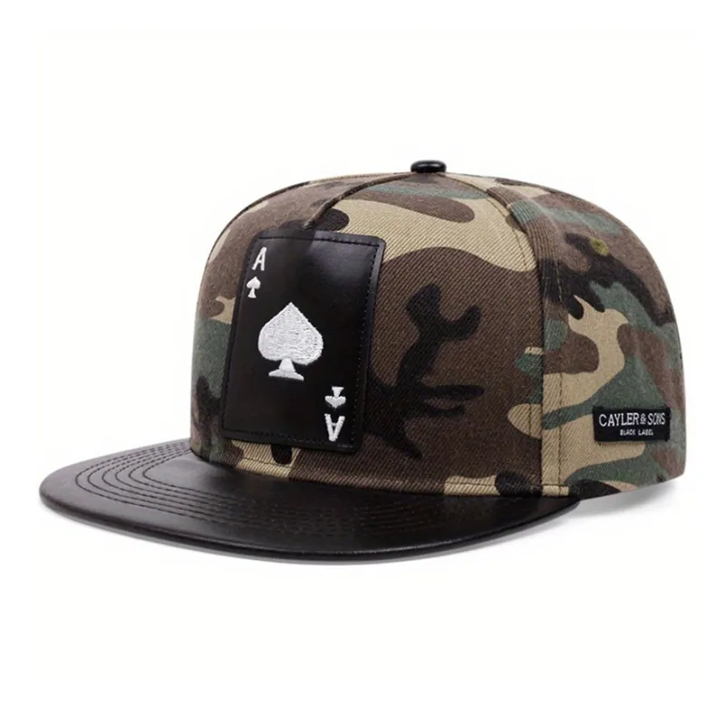 AAJF Cotton Spring And Summer Poker Cards Hip Hop Baseball Hats & Caps Outdoor Sports Fashion Versatile Unisex-2