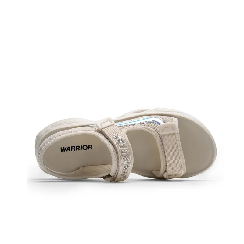 WARRIOR Beach Sandals Women's Beige Silver-3