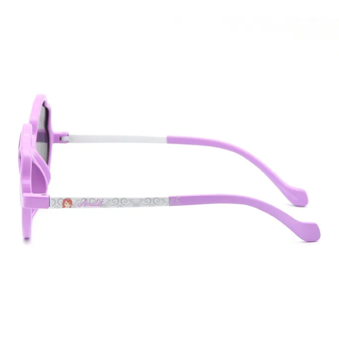 Disney Princess TR90 Irregular Shape Sunglasses Kids' Plum Red Purple-5