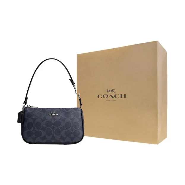 COACH Nolita PVC With Skin Shoulder Bag, Pochette, Handheld Handbag, Shoulder Bag Women's Purple-5