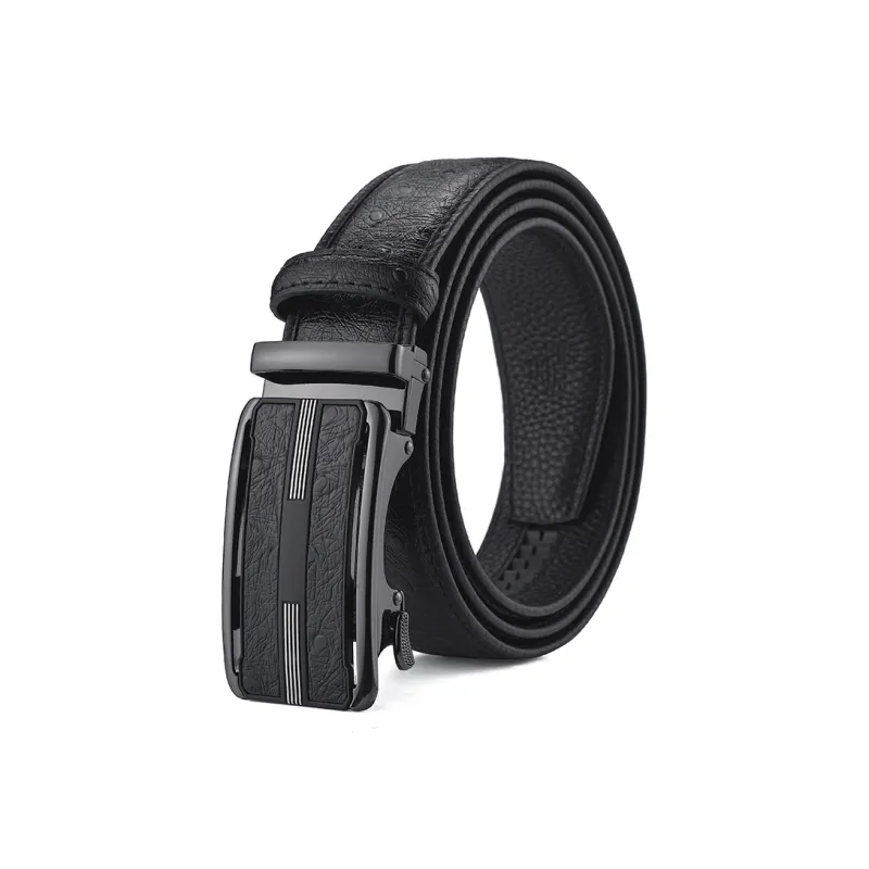 Old Man's Head Fashion Business Casual Leather Belts Men's Width  3.5cm-0