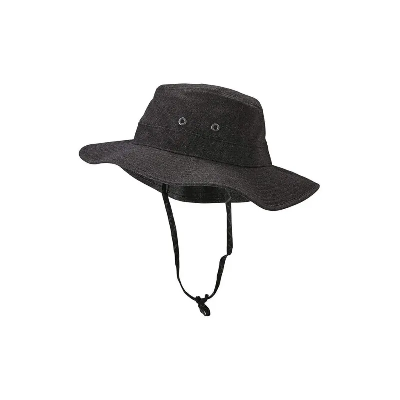 Patagonia Linen, Recycled Polyester, Organic Cotton Bucket Hats Unisex Black-0