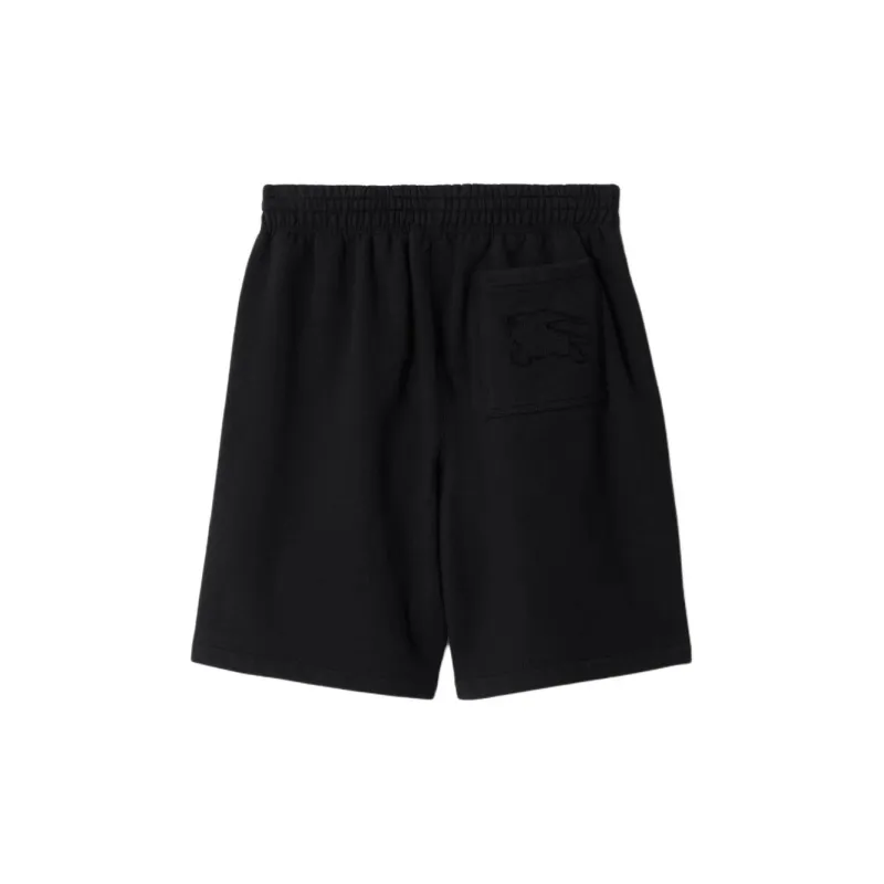 Burberry Equestrian Knight motif Cotton Shorts-1