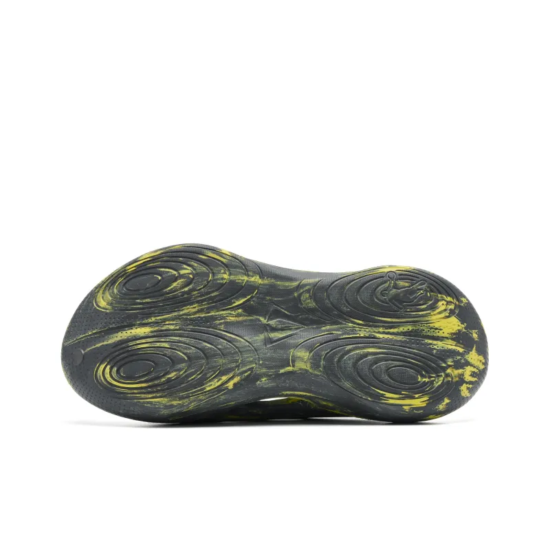 QIAODAN Poison Tooth Slippers Quiet Slip Resistant Abrasion Resistant Quick Dry Slide Slippers Men's Gray Green-5