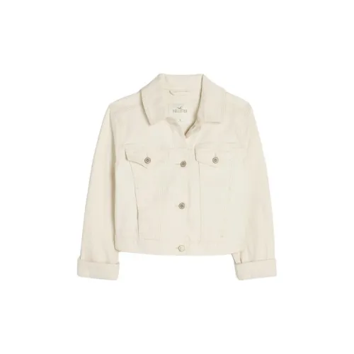 Hollister Denim Jackets Women's Cream