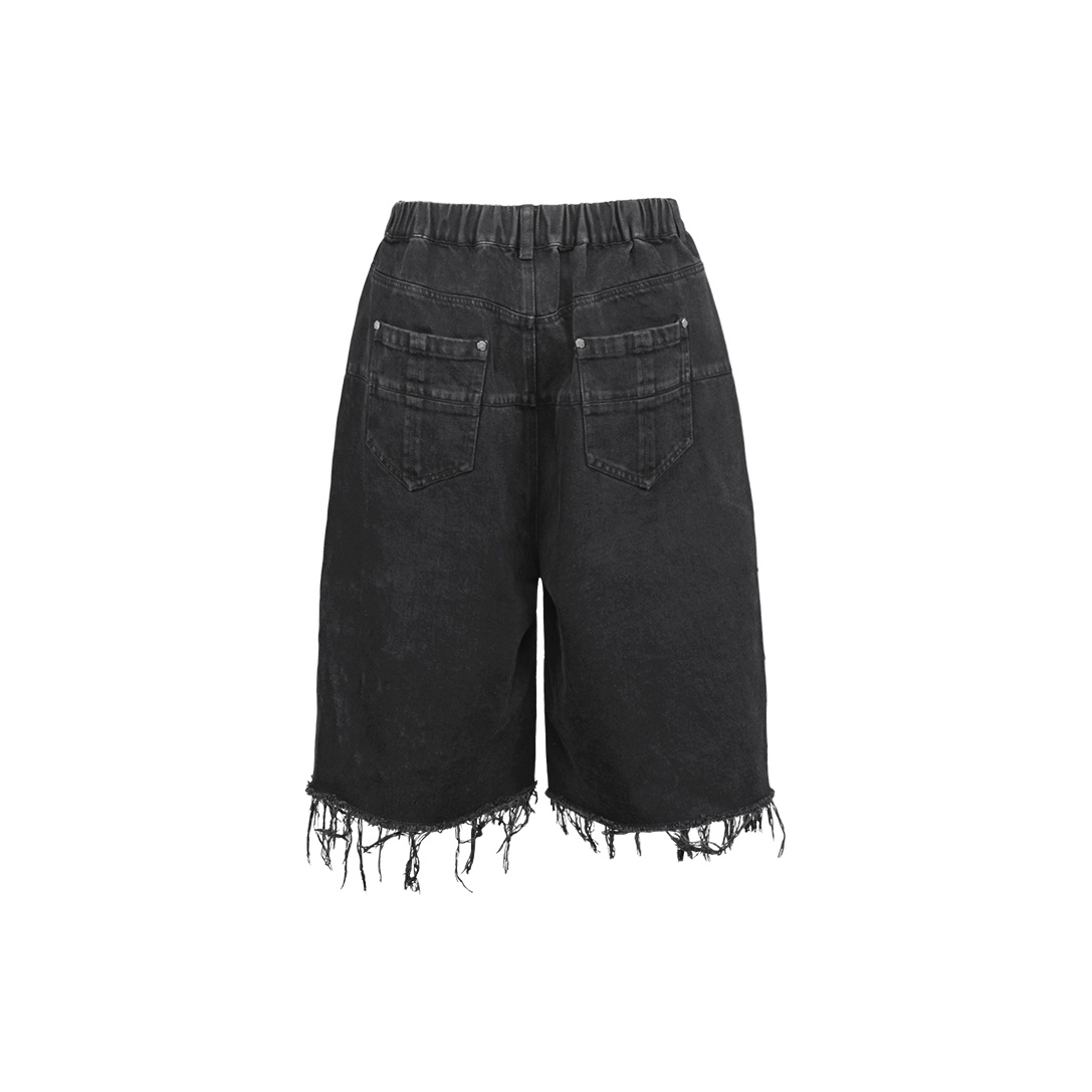 ★as''on★SAND LOW SHORT PANTS /DARK NAVY★正規品/韓国送料込 UNDERWATER Denim Shorts Unisex Sand-Washed Black S - POIZON