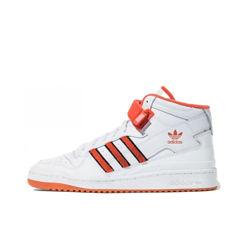 Adidas Originals Forum Mid 'White Orange'-0