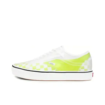 Vans ComfyCush Slip Skool Checkerboard Safety Yellow