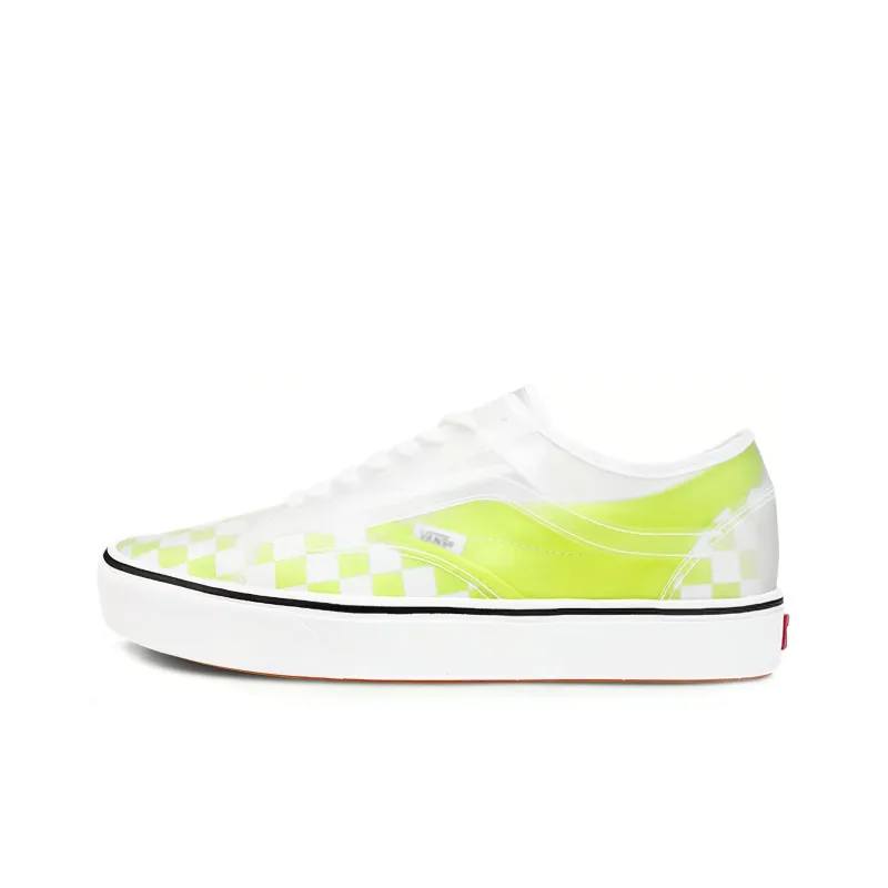 Vans ComfyCush Slip Skool Checkerboard Safety Yellow-0
