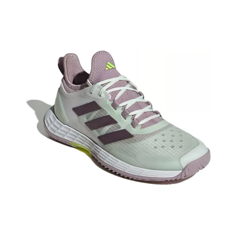 Adidas Adizero Ubersonic 4.1 Cloud White Aurora Met. Crystal Jade Women's-2