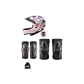 Upgraded-Unicorn+Fully Open Pink Protective Gear Four-Piece Set