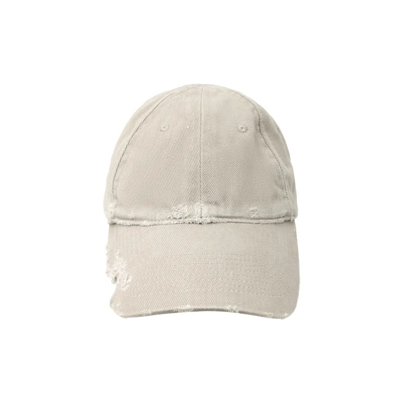 Balenciaga Cotton Baseball Caps Unisex Gray-0