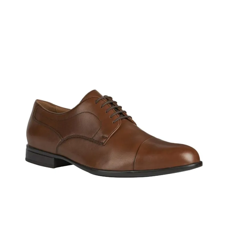 GEOX Dress Shoes Men Low Top Brown-3