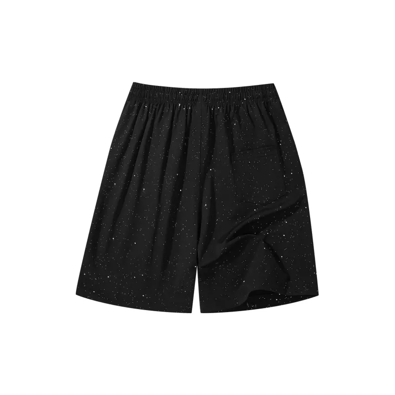 Jean West Casual Shorts Unisex Black-1