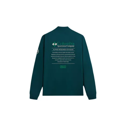 KITH Columbia Co-brand Sweatshirts Unisex Green