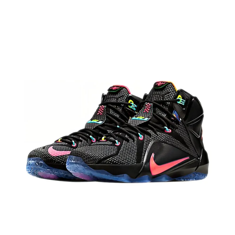 Nike Lebron 12 Ep Data James 'Black Red'-2
