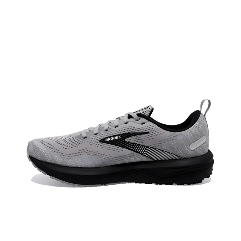 Brooks Revel 6 Anti Slip Wear Resistant Low Top Casual Running Shoes Men's Gray Black-0