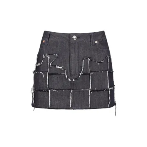 ANDERSSON BELL Denim Shorts Women's Black