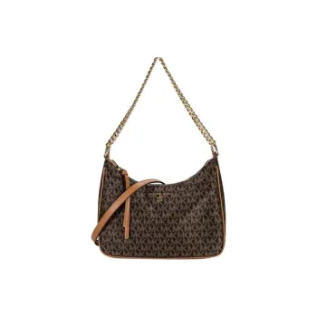 MICHAEL KORS Jet Set Nylon Portable Crossbody Bag, Shoulder Bag Women's Brown