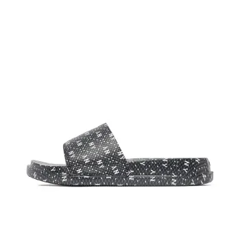 MLB Slipper Quiet Slip Resistant Abrasion Resistant Slide Slippers Unisex Black White