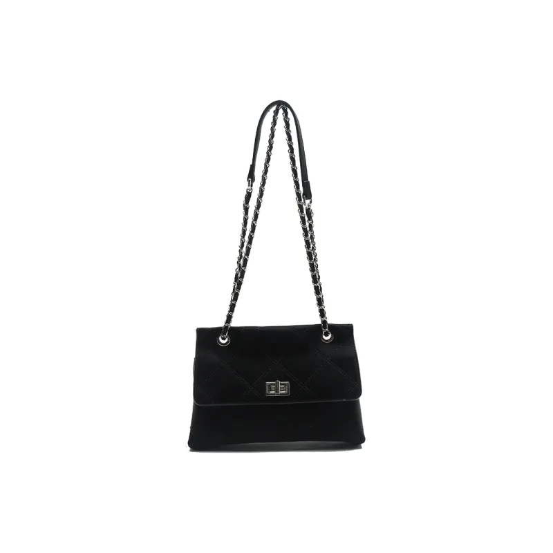 Carit&Koty Polyurethane Shoulder Bag Women's Purple/Black-7