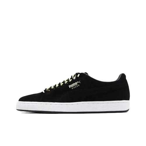 PUMA Suede Skateboard Shoes Unisex Low-Top Black