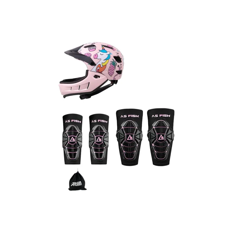 AS FISH Roller Skating Protective Gears-35