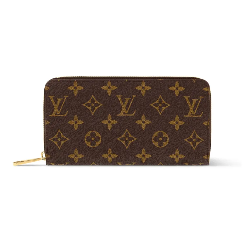LOUIS VUITTON Zippy Wallet Monogram Brown-0