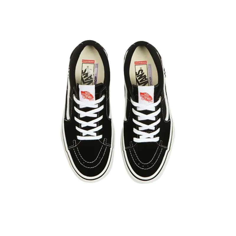 Vans Mn Sk8 Low Black White Checkerboard-2