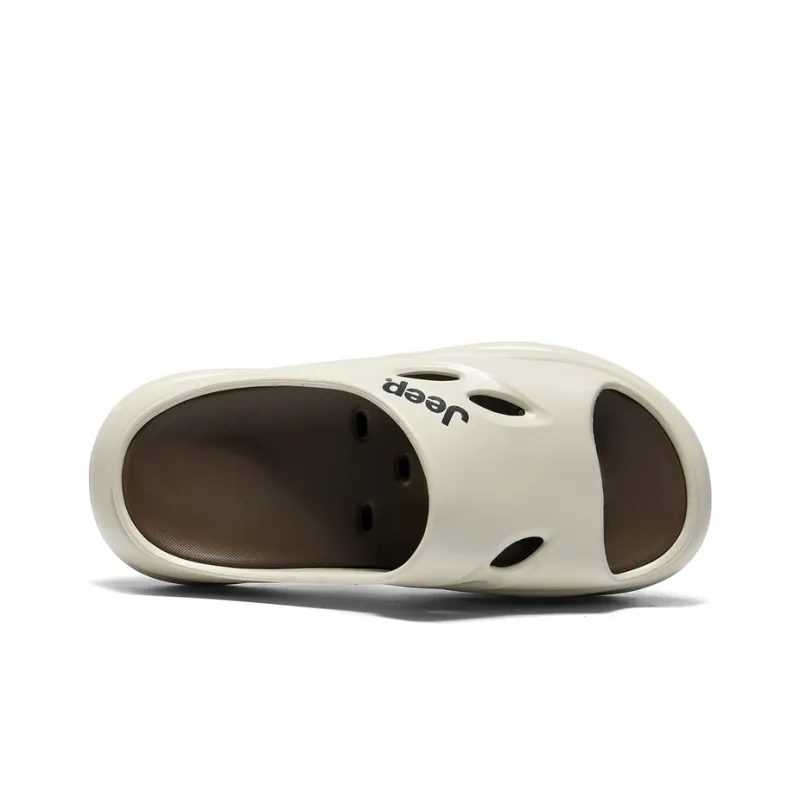 Jeep Slide Slippers Unisex Black/Green/Orange-4