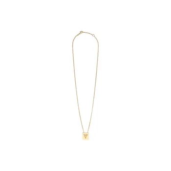 CELINE Alphabet Y Necklace In Brass With Gold Finish