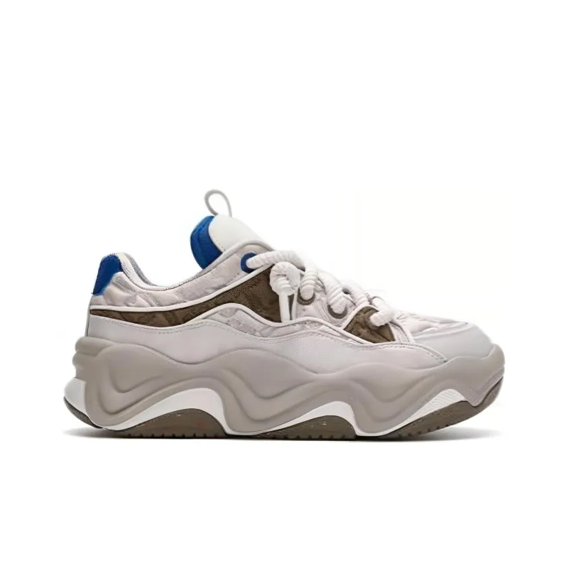 FILA BROOK LV Durable Breathable Low Top Casual Shoes Men's Gray Green-1